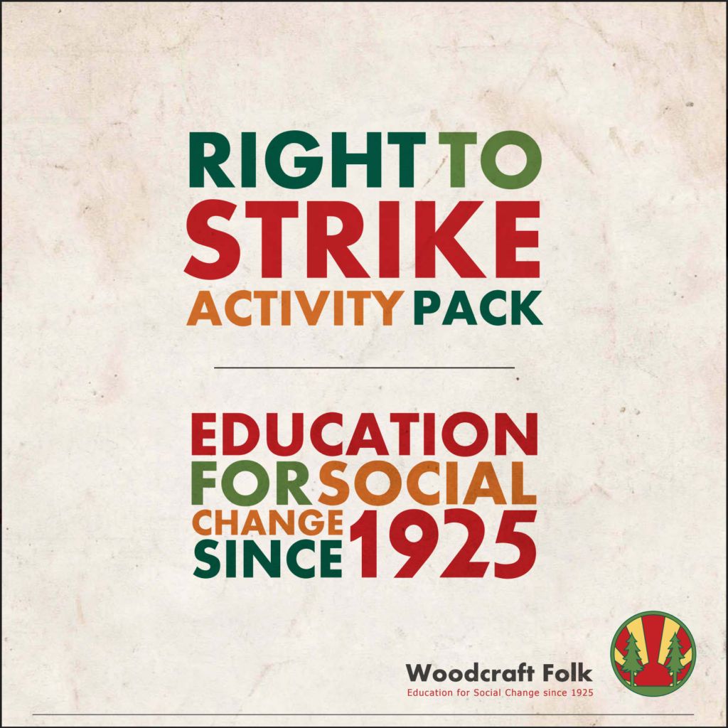 Right to strike activity pack front cover