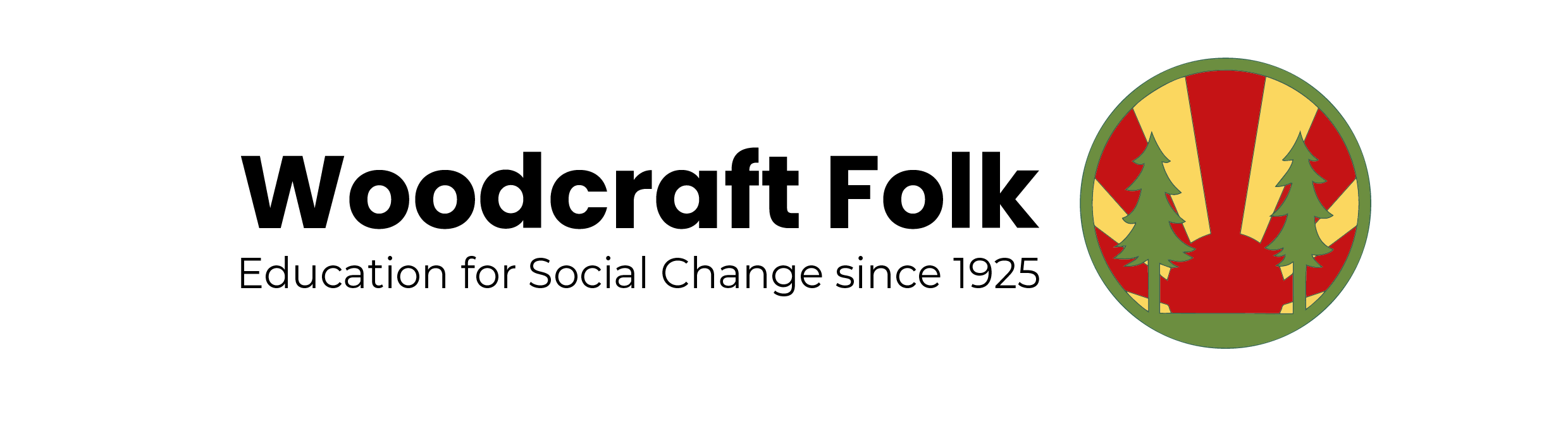 Woodcraft Folk logo - education for social change since 1925