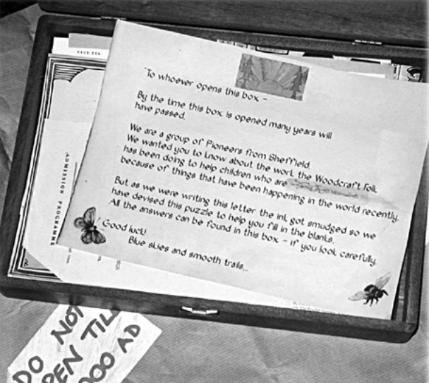 Resource Box using Archive Material, Woodcraft Folk 2003