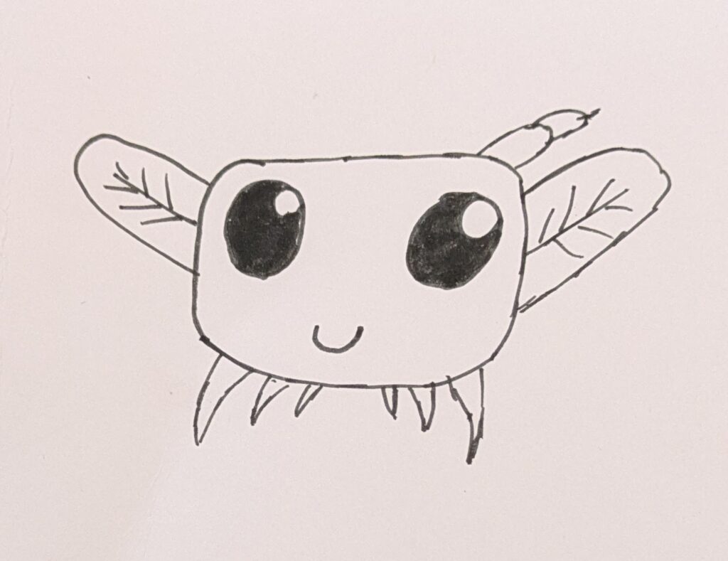 A friendly bee