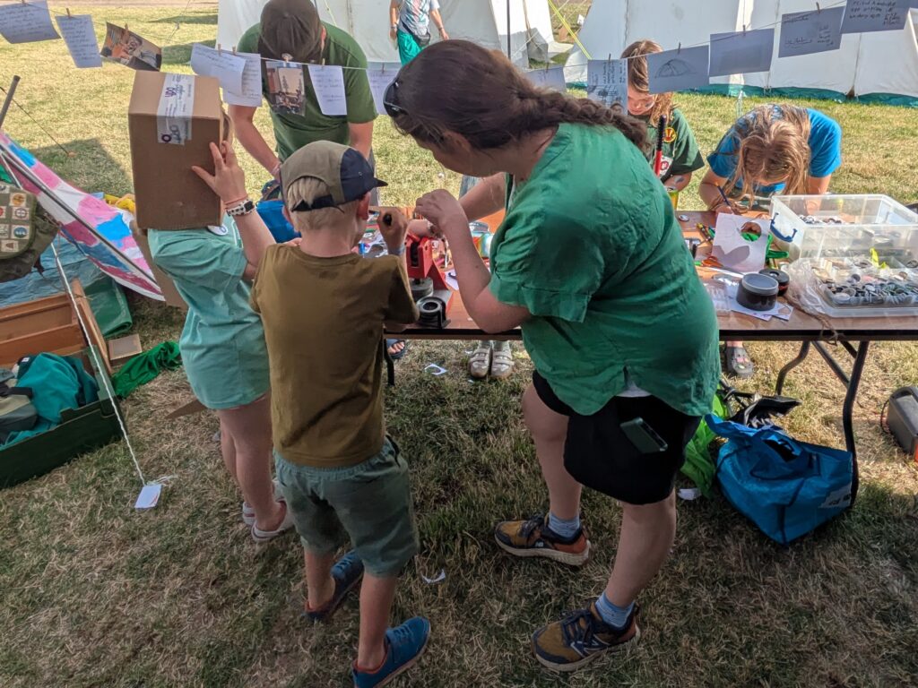 And there was badge making
