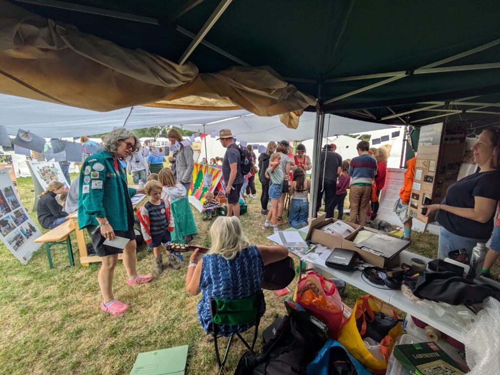 Live music including all the Woodcraft songs