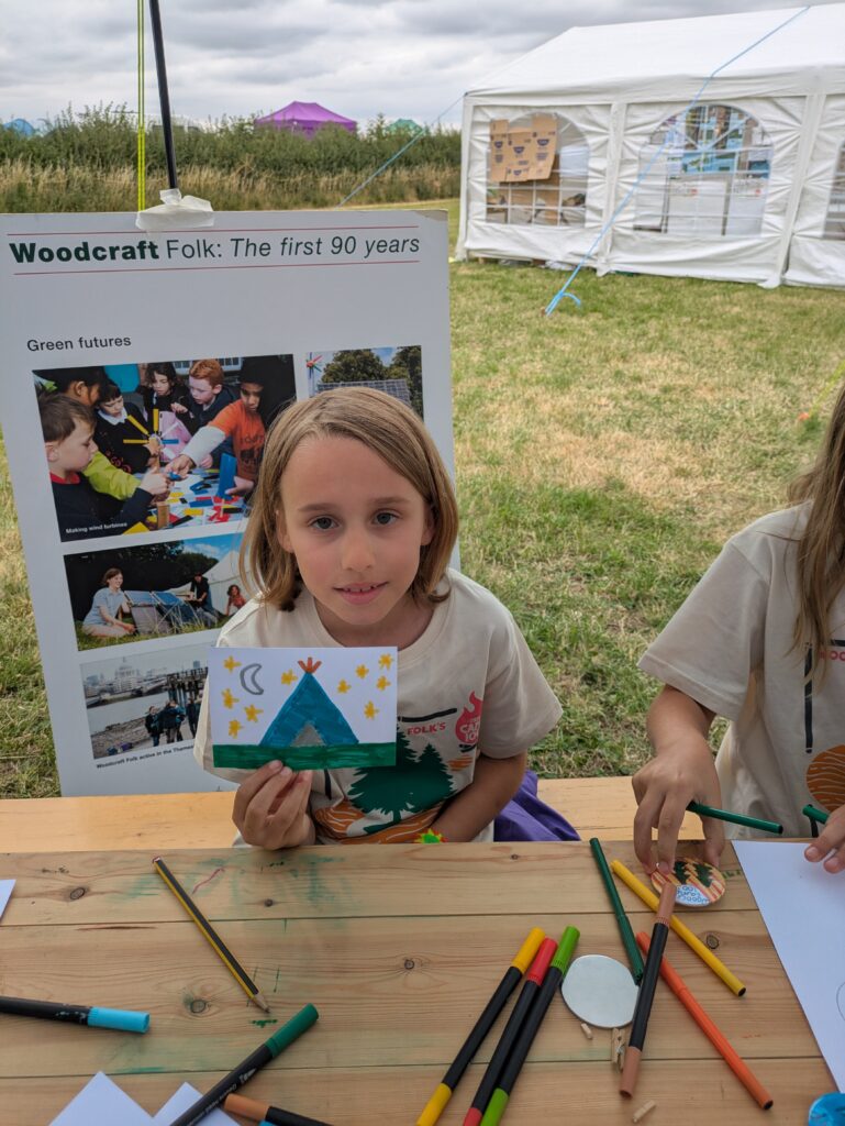 100s of postcards were made with comments about what Woodcraft means to us - some taken away, some to be a part of our eshibition.