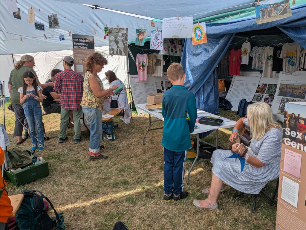 Woodcraft Archives, badges and live music, thanks Linda