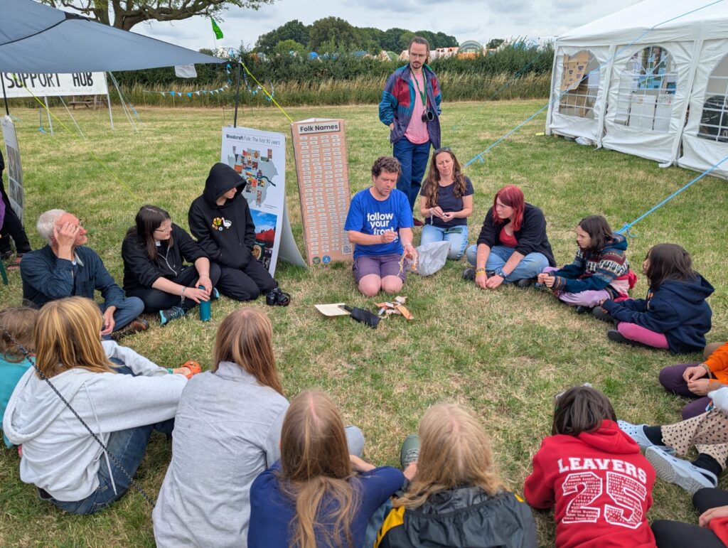 Naming workshop, following Badger's original workshop ideas and ceremony