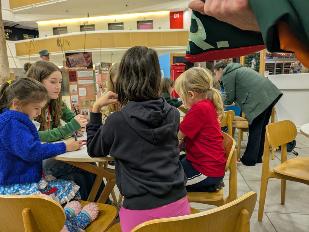 Making Postcards for 'Wish you were Woodcraft...'