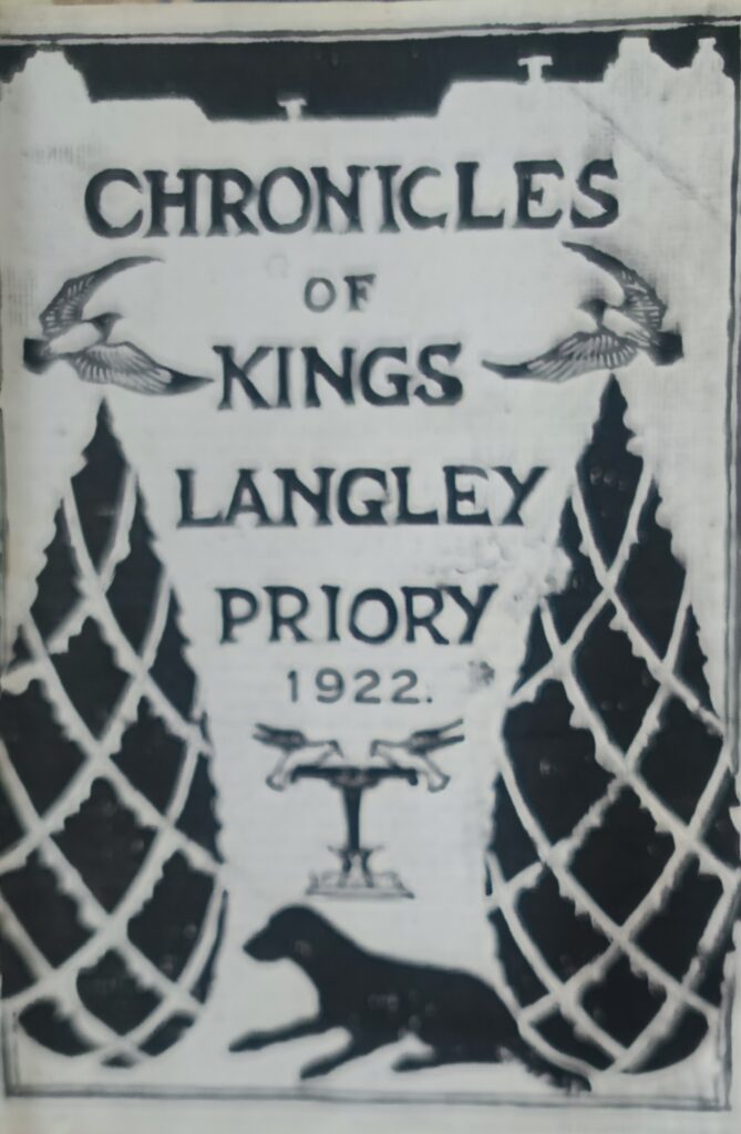 Chronicles of Kings Langley Priory 1922 cover