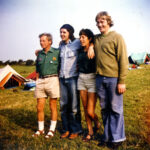 Campers on Isle of Arran 1976