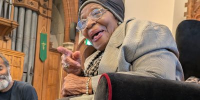 Mrs. McGhie-Belgrave MBE at Woodcraft Folk Birmingham