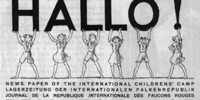 Cover of Newspaper for the International Children's Camp,