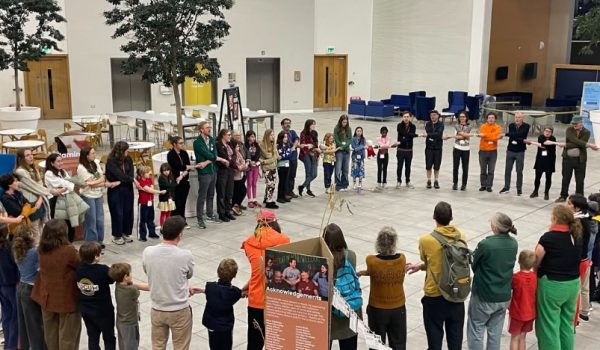 Linking Arms in Manchester for the launch